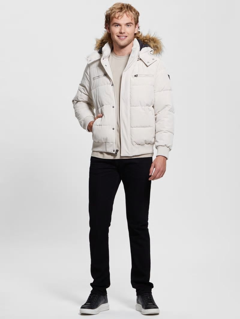 Guess Heavy Flight Puffer Jacket - Dreamy Moon Guess Heavy Flight Puffer Jacket - Dreamy Moon