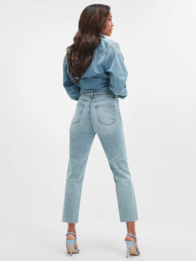 Guess Eco Slim Mom Jeans - Moonstone Blue Guess Eco Slim Mom Jeans - Moonstone Blue