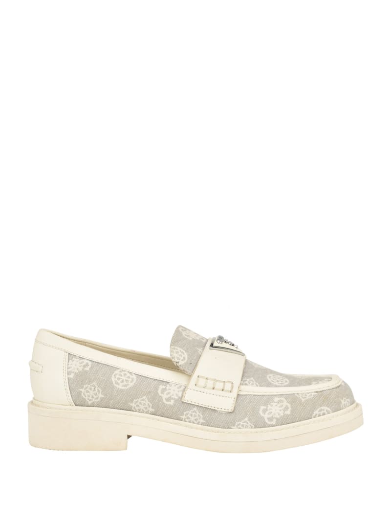 Guess Shatha Peony Triangle Loafers - Taupe Guess Shatha Peony Triangle Loafers - Taupe