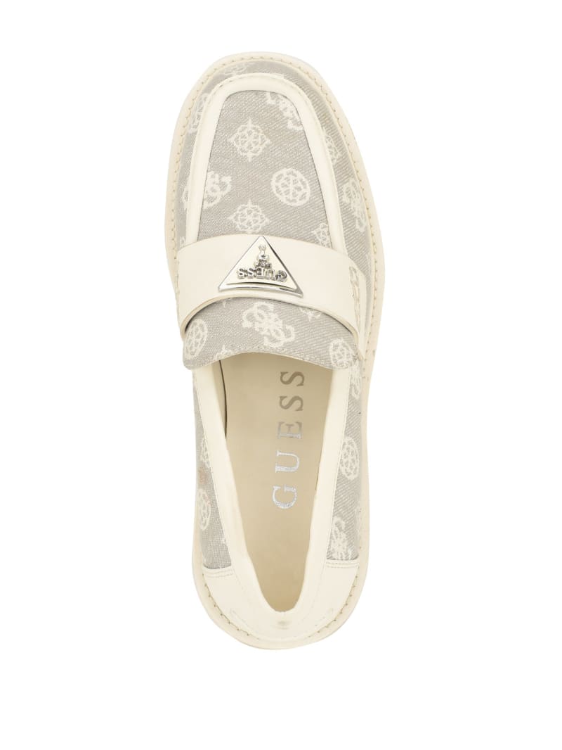 Guess Shatha Peony Triangle Loafers - Taupe Guess Shatha Peony Triangle Loafers - Taupe