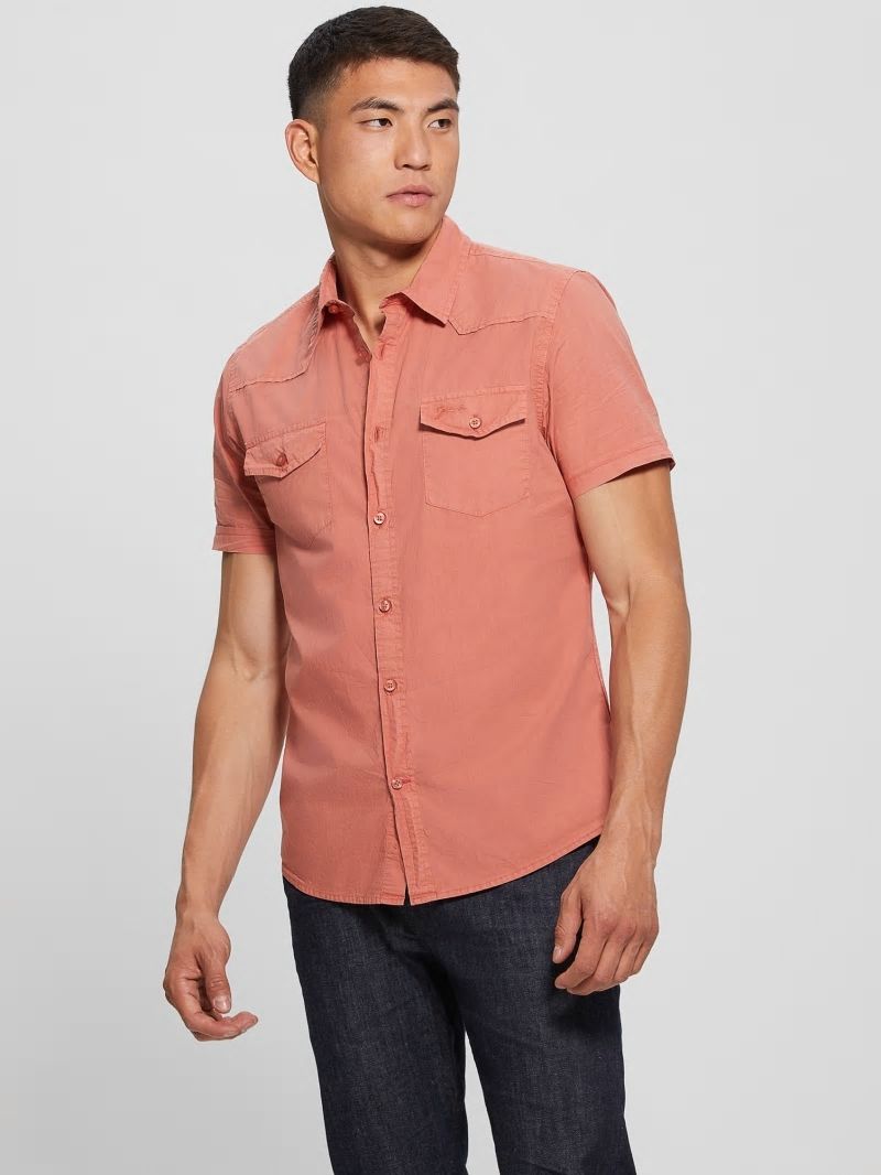 Guess Nottingham Shirt - Aechmea Pinky Guess Nottingham Shirt - Aechmea Pinky