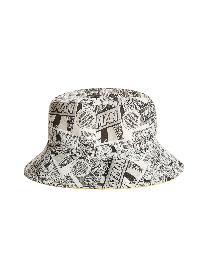 Guess GUESS Originals x Batman Reversible Bucket Hat - Pure White Multi Guess GUESS Originals x Batman Reversible Bucket Hat - Pure White Multi