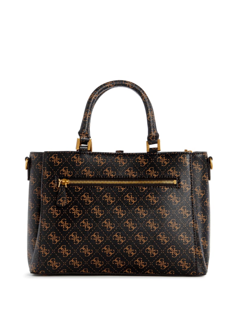 Guess James Quattro G Girlfriend Satchel - Brown Multi Guess James Quattro G Girlfriend Satchel - Brown Multi