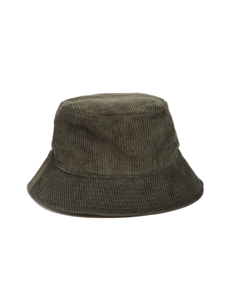 Guess GUESS Originals Corduroy Bucket Hat - Peyote Green Guess GUESS Originals Corduroy Bucket Hat - Peyote Green