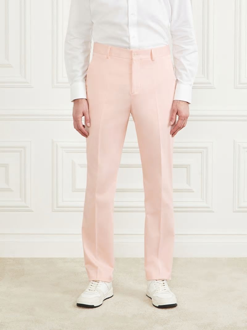 Guess Roger Classic Chino Pants - Pink Good Vibes Guess Roger Classic Chino Pants - Pink Good Vibes