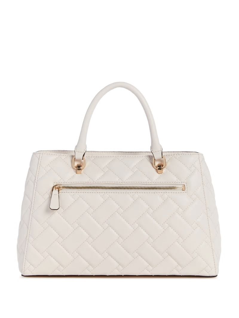 Guess Alanna Girlfriend Satchel - Ivory Guess Alanna Girlfriend Satchel - Ivory