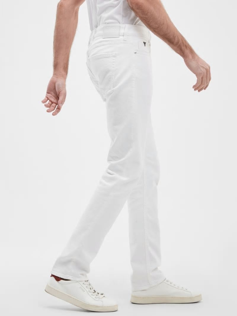 Guess Eco Tapered Jeans - Optic White Guess Eco Tapered Jeans - Optic White