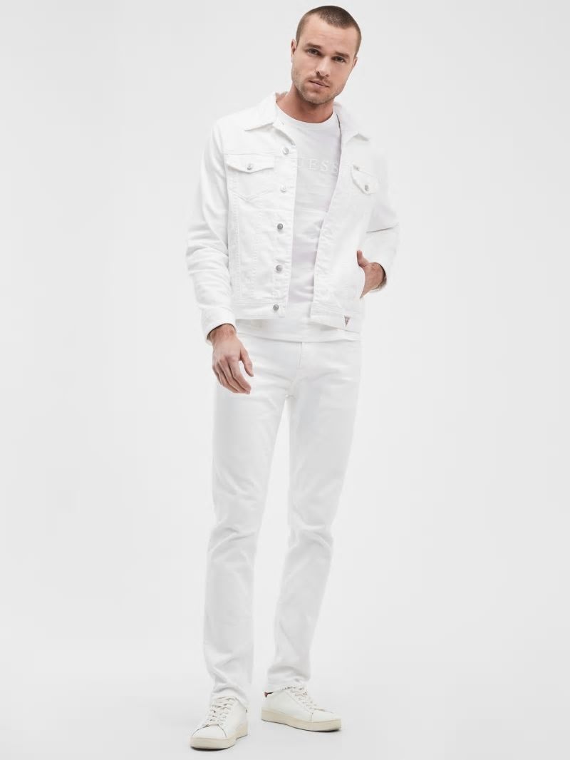 Guess Eco Tapered Jeans - Optic White Guess Eco Tapered Jeans - Optic White
