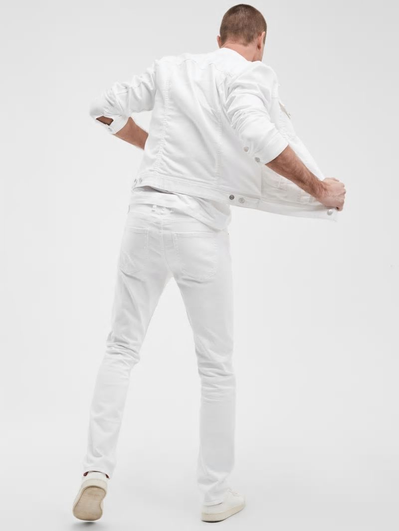 Guess Eco Tapered Jeans - Optic White Guess Eco Tapered Jeans - Optic White