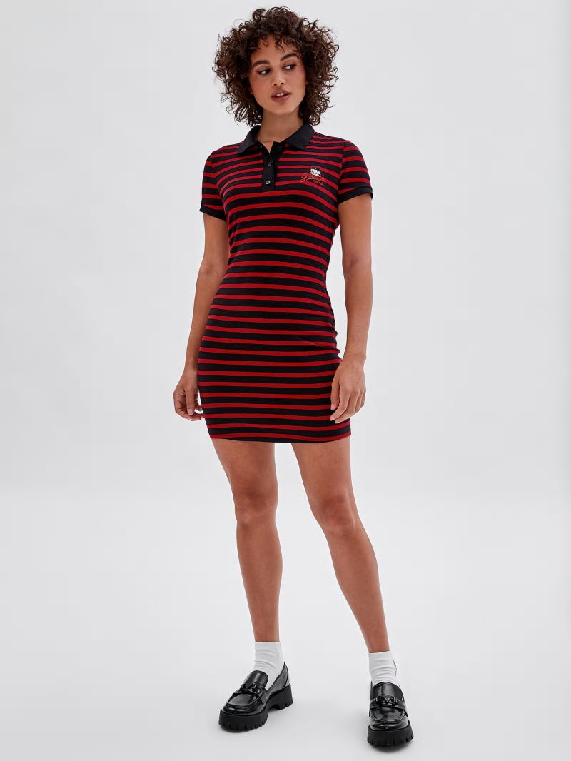Guess GUESS Originals x Betty Boop Polo Dress - Jet Black Multi Guess GUESS Originals x Betty Boop Polo Dress - Jet Black Multi