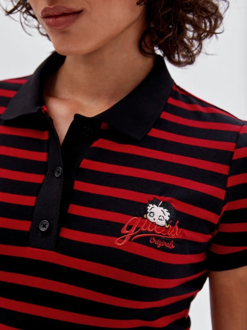Guess GUESS Originals x Betty Boop Polo Dress - Jet Black Multi Guess GUESS Originals x Betty Boop Polo Dress - Jet Black Multi