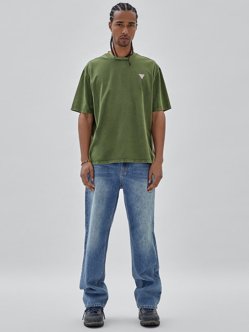 Guess GUESS Originals Signature Tee - Peyote Green Multi Guess GUESS Originals Signature Tee - Peyote Green Multi