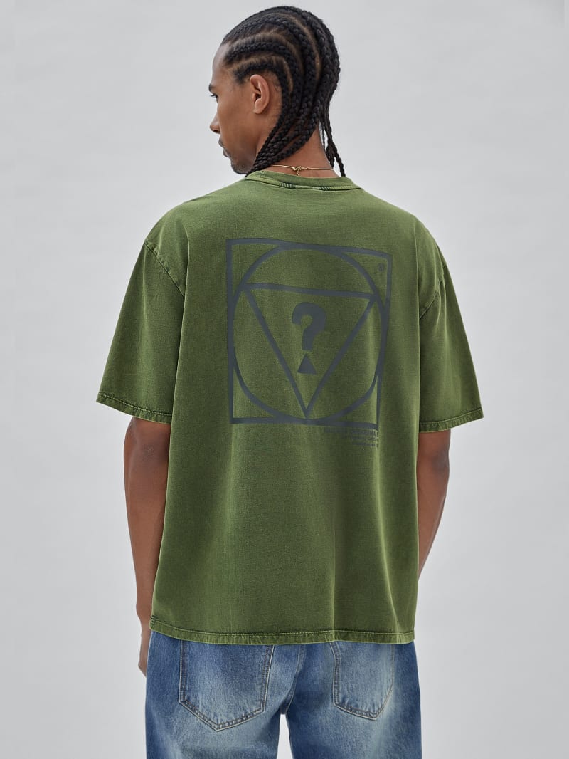 Guess GUESS Originals Signature Tee - Peyote Green Multi Guess GUESS Originals Signature Tee - Peyote Green Multi
