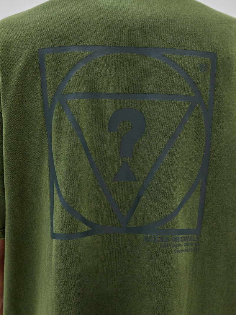 Guess GUESS Originals Signature Tee - Peyote Green Multi Guess GUESS Originals Signature Tee - Peyote Green Multi