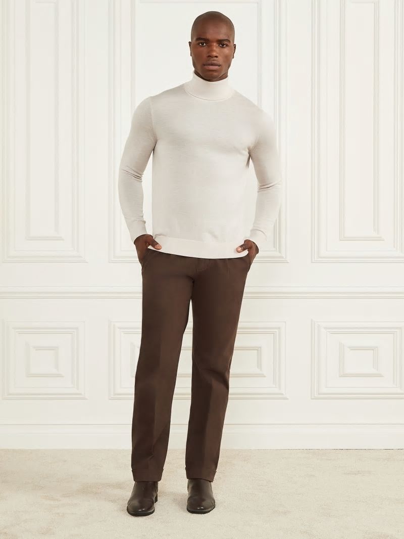 Guess Ethan Twill Roll-Up Chino Pant - Chocolate Brownie Guess Ethan Twill Roll-Up Chino Pant - Chocolate Brownie