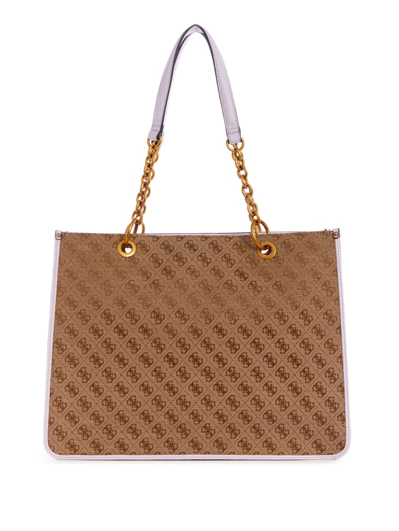 Guess Aviana Tote - Latte/Lilac Guess Aviana Tote - Latte/Lilac