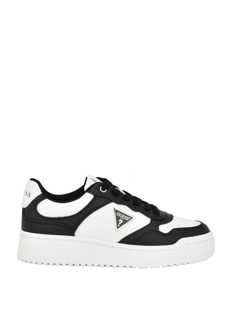 Guess Miram Two-Tone Sneakers - Black And White Guess Miram Two-Tone Sneakers - Black And White