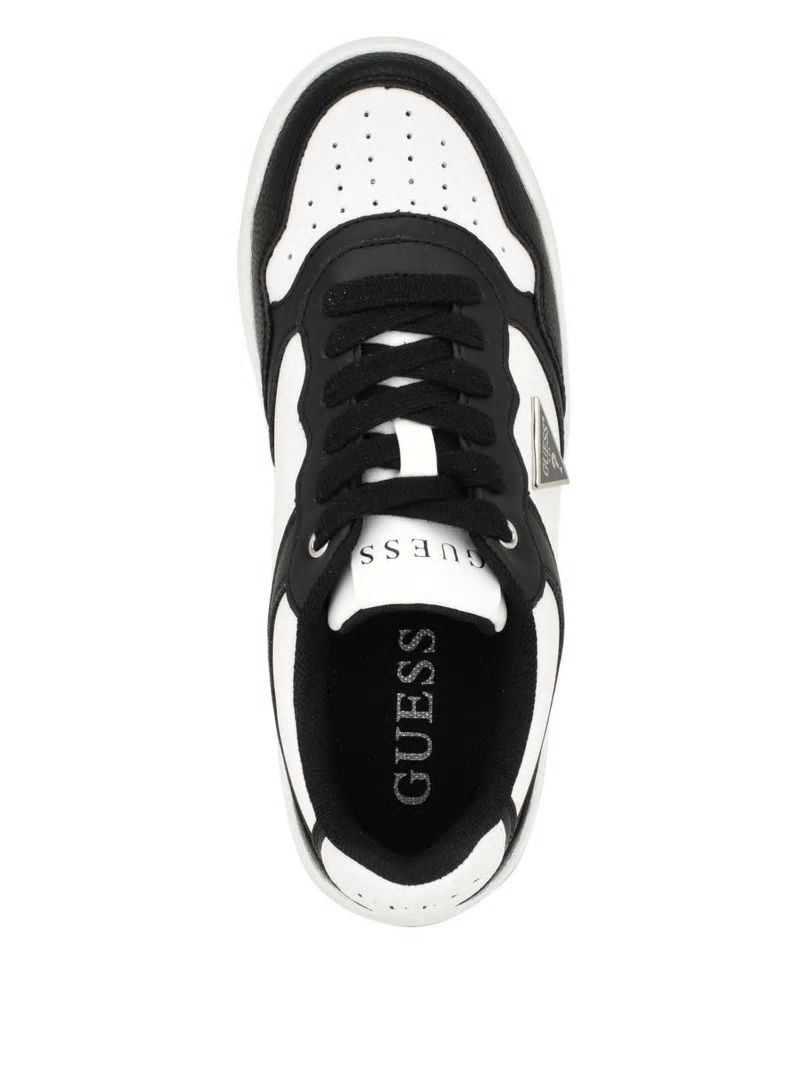 Guess Miram Two-Tone Sneakers - Black And White Guess Miram Two-Tone Sneakers - Black And White