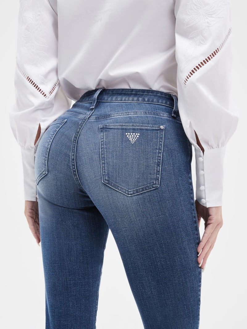 Guess Eco Sexy Curve Mid-Rise Skinny Jeans - Carnaby Indigo Guess Eco Sexy Curve Mid-Rise Skinny Jeans - Carnaby Indigo