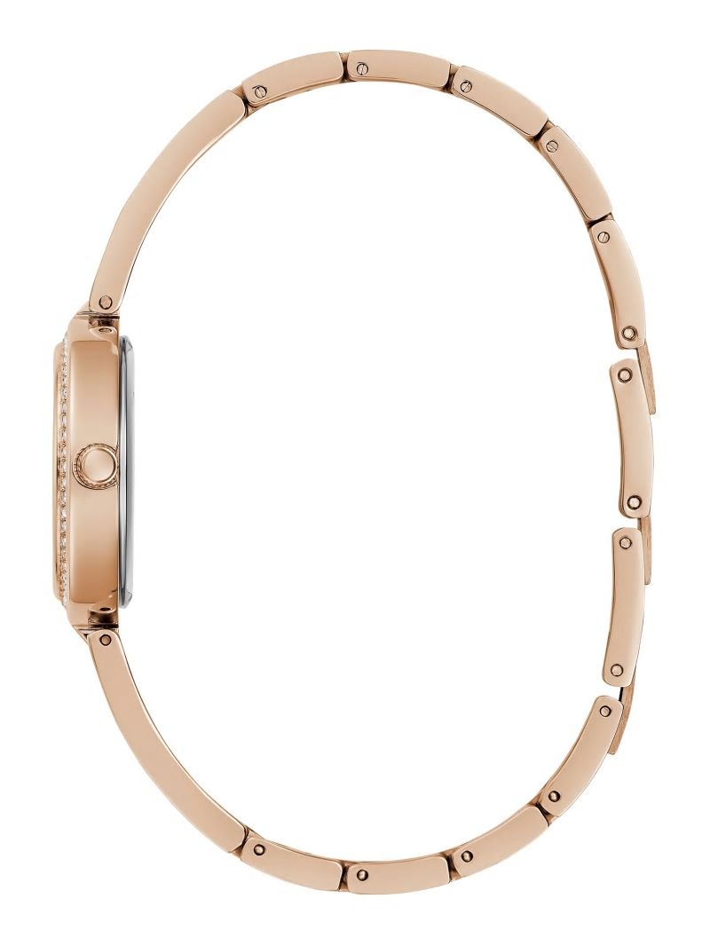 Guess Rose Gold-Tone Analog Watch - Silver Guess Rose Gold-Tone Analog Watch - Silver