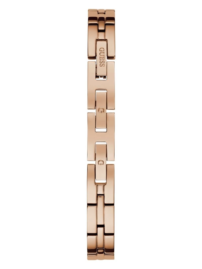 Guess Rose Gold-Tone Analog Watch - Silver Guess Rose Gold-Tone Analog Watch - Silver