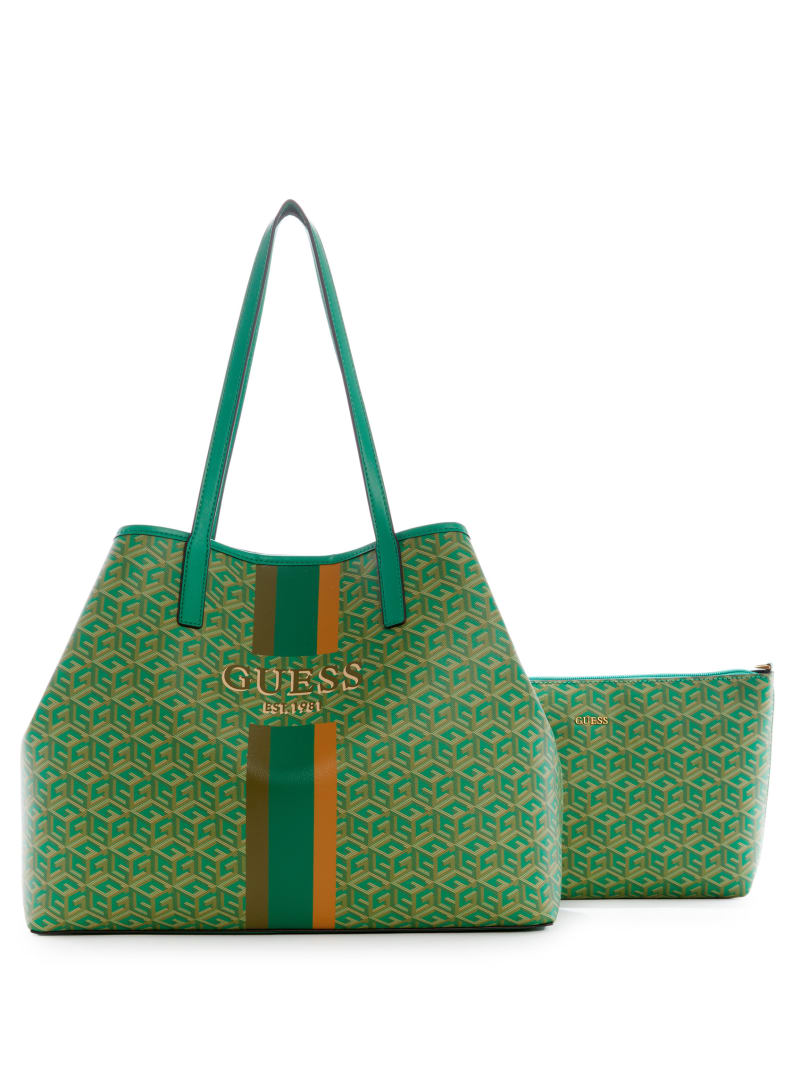 Guess Vikky Large Tote - Forest Logo Guess Vikky Large Tote - Forest Logo