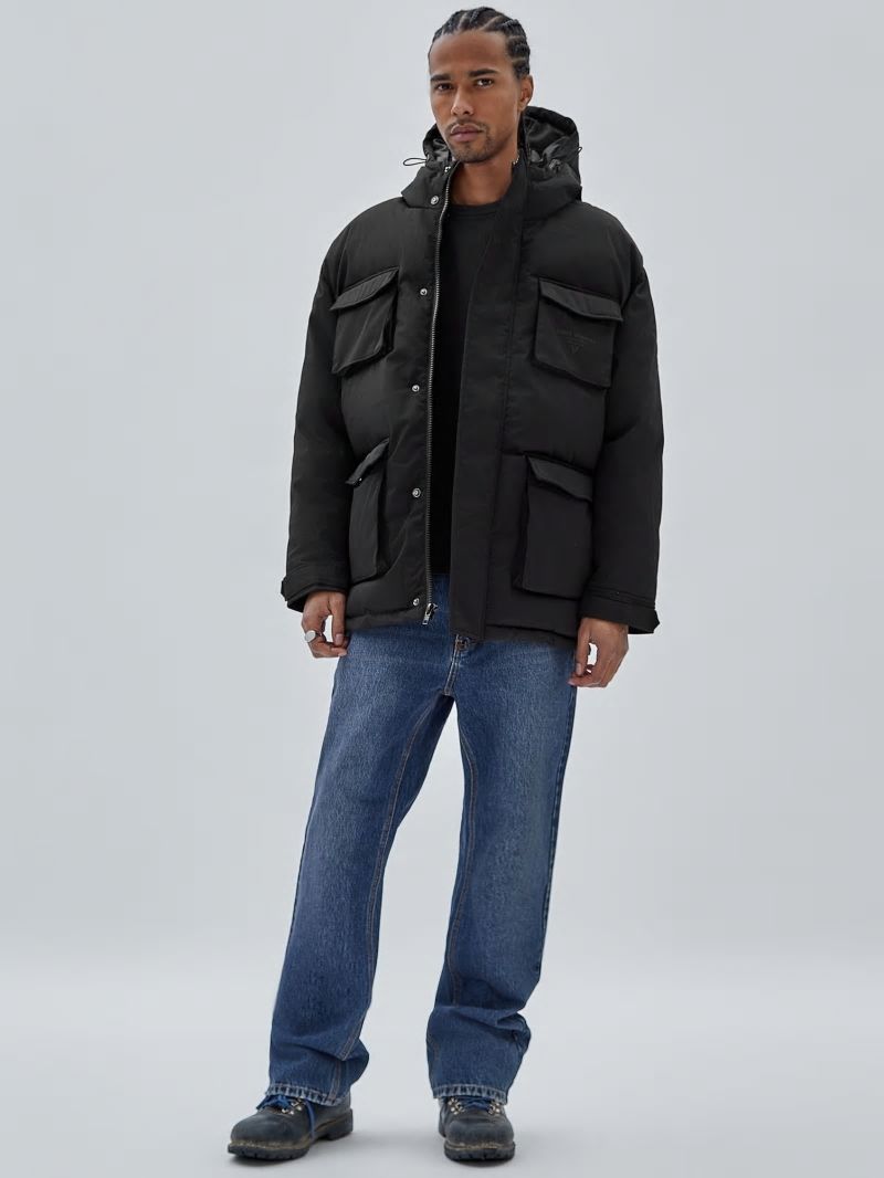 Guess GUESS Originals Parka Jacket - Black Guess GUESS Originals Parka Jacket - Black