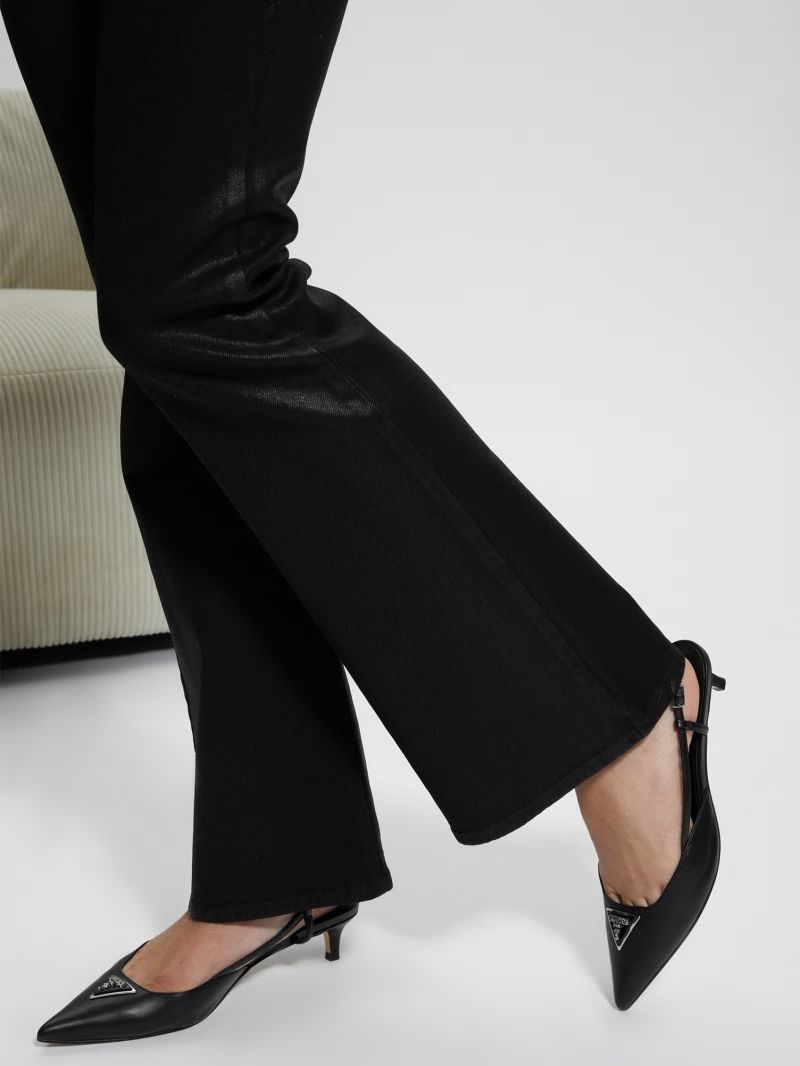 Guess Jesson Triangle Kitten Heels - Black 001 Guess Jesson Triangle Kitten Heels - Black 001