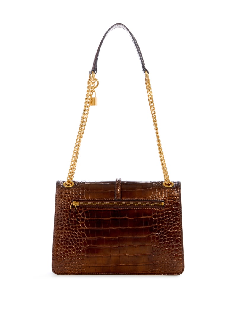 Guess James Croc Convertible Bag - Bronze Guess James Croc Convertible Bag - Bronze
