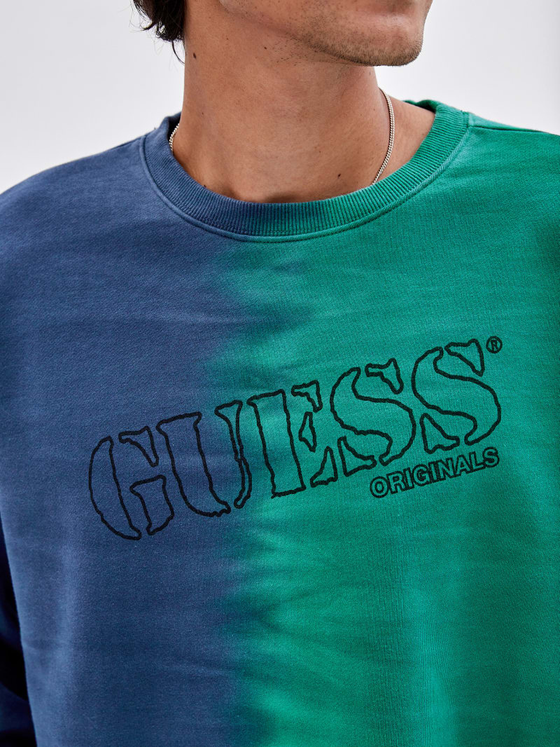 Guess GUESS Originals x Batman Mystery Crewneck Pullover - Cobalt Blue Multi Guess GUESS Originals x Batman Mystery Crewneck Pullover - Cobalt Blue Multi