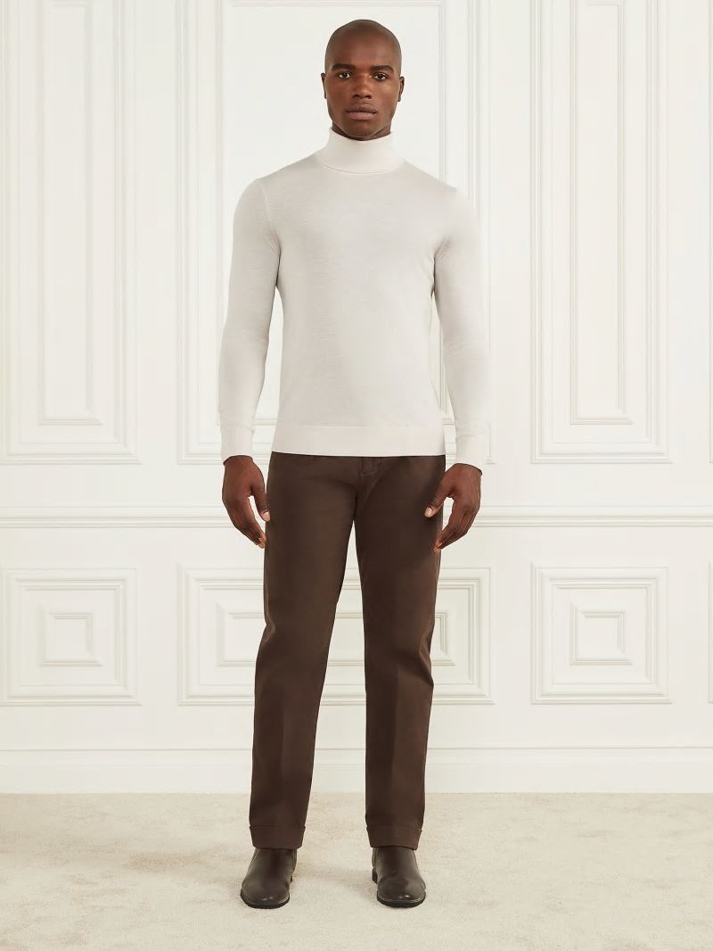 Guess Merino Wool Turtleneck Sweater - Dreamy Moon Guess Merino Wool Turtleneck Sweater - Dreamy Moon