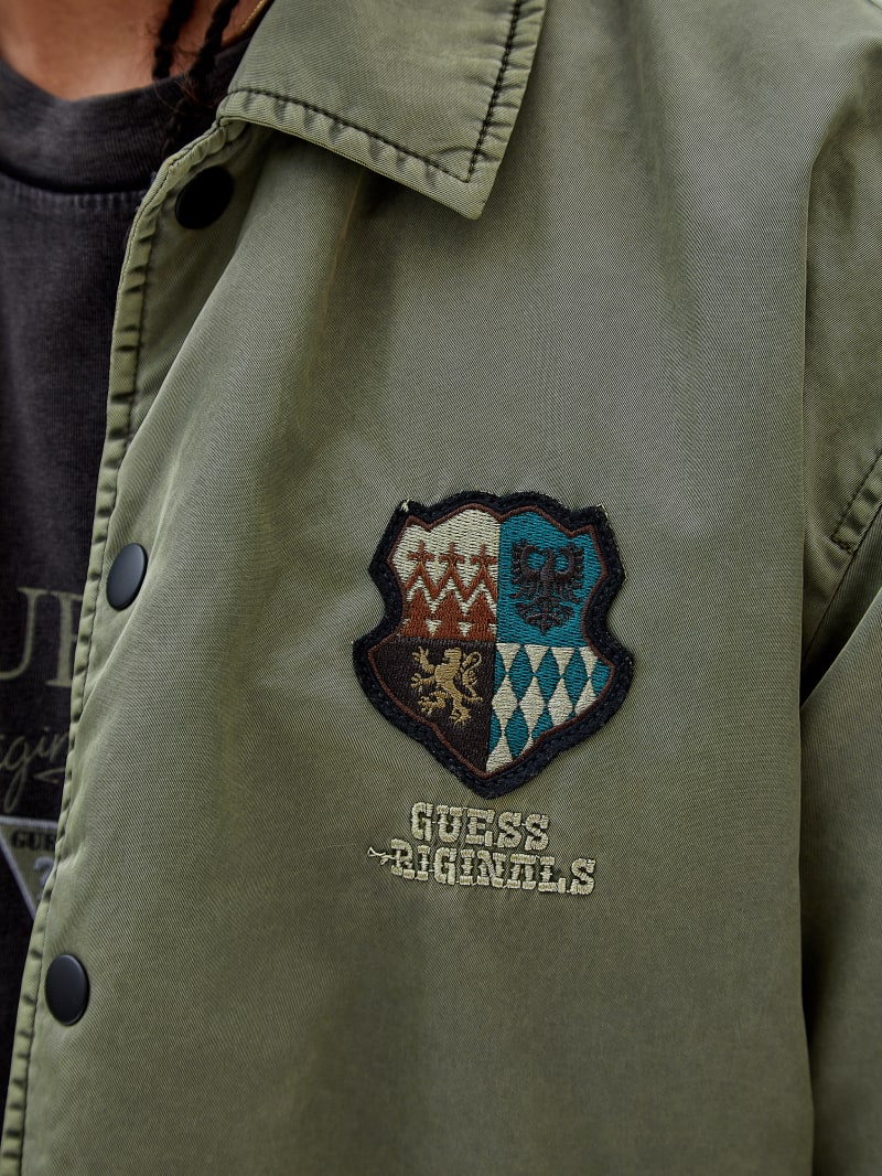 Guess GUESS Originals Nylon Jacket - Olive Morning Guess GUESS Originals Nylon Jacket - Olive Morning