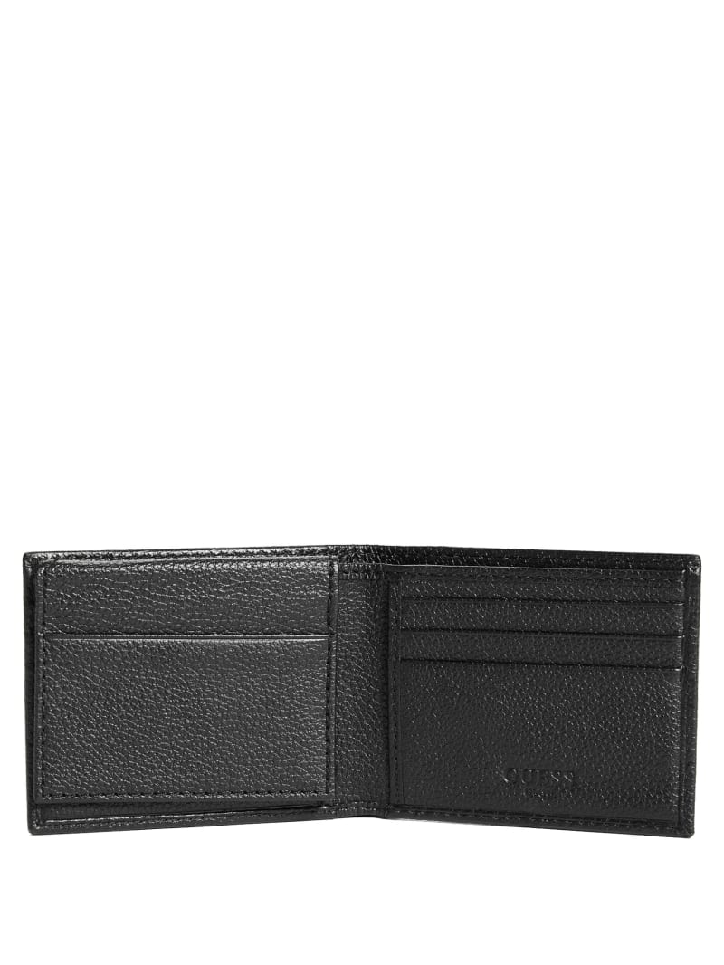 Guess Bishop Bifold Wallet - Black Guess Bishop Bifold Wallet - Black