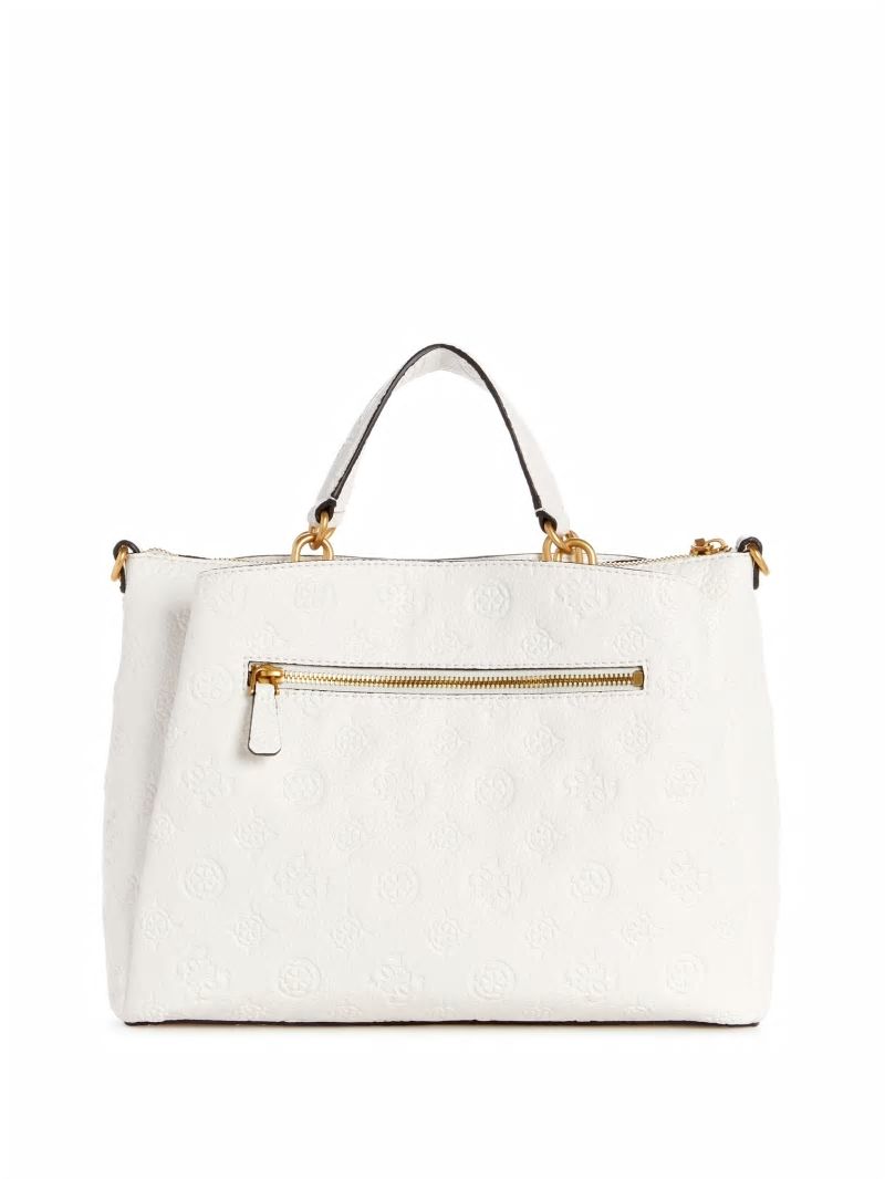 Guess Izzy Peony Girlfriend Satchel - Steel Guess Izzy Peony Girlfriend Satchel - Steel