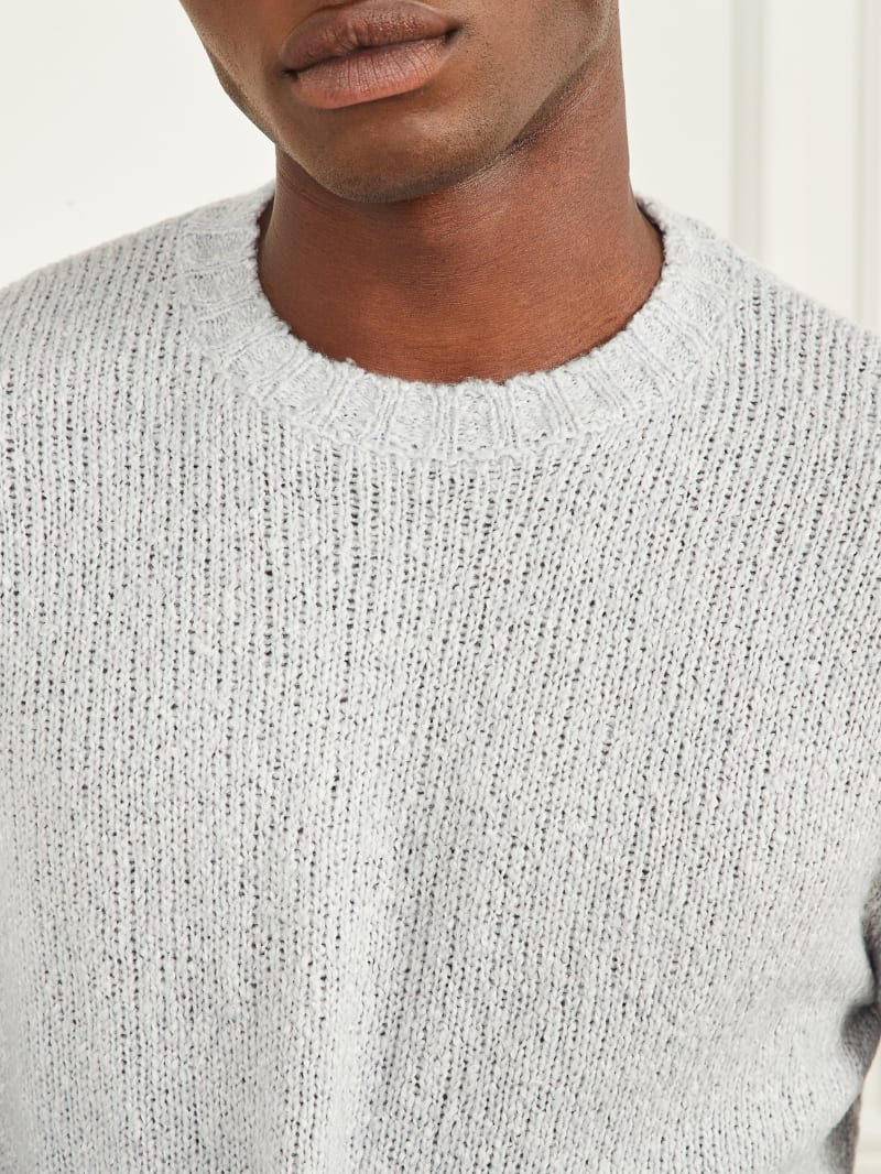 Guess Jaspe Crewneck Sweater - Light Stone Heather Guess Jaspe Crewneck Sweater - Light Stone Heather