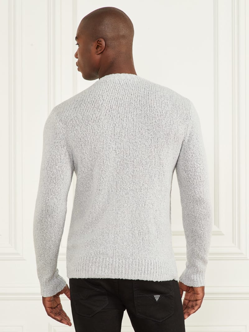 Guess Jaspe Crewneck Sweater - Light Stone Heather Guess Jaspe Crewneck Sweater - Light Stone Heather