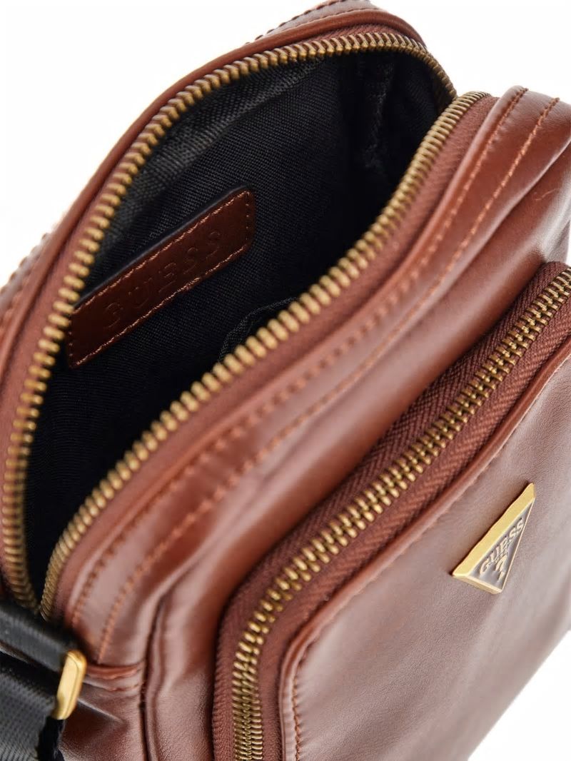 Guess Eco Bellagio Crossbody - Cognac Guess Eco Bellagio Crossbody - Cognac