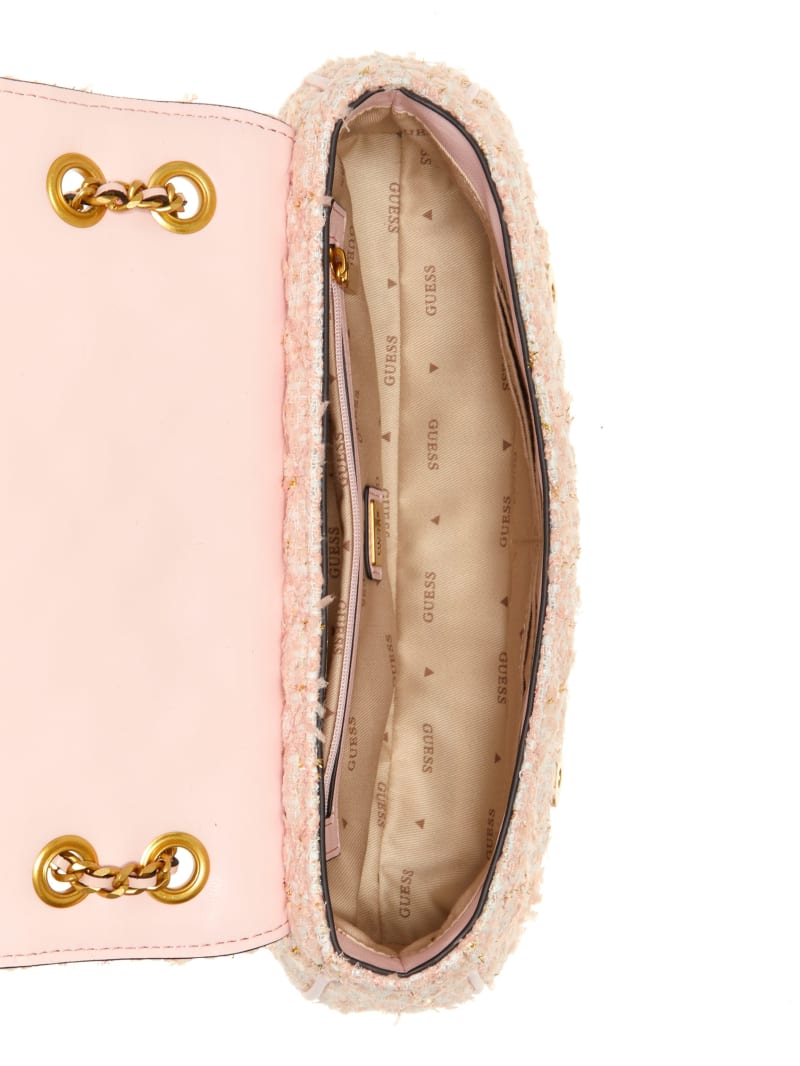 Guess Giully Tweed Convertible Crossbody - Bleu/Palermo Wash Guess Giully Tweed Convertible Crossbody - Bleu/Palermo Wash