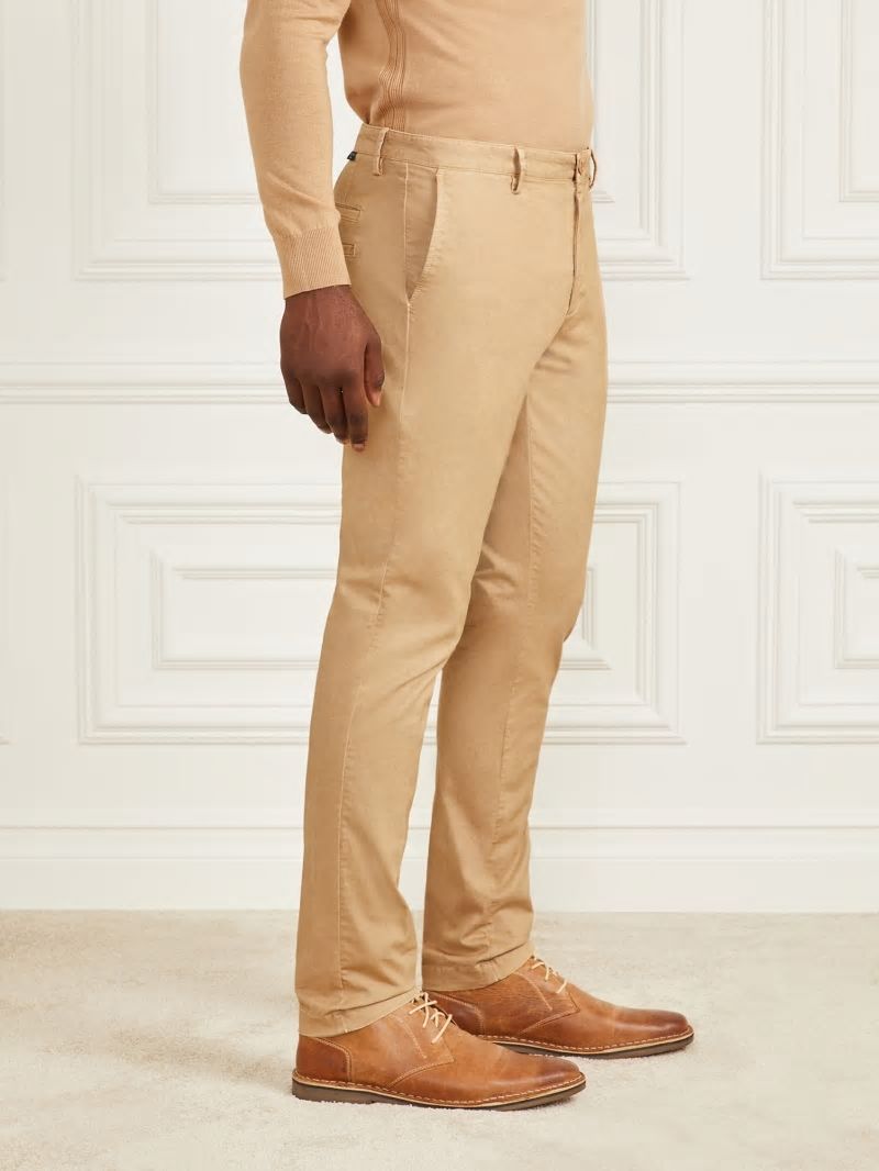 Guess Eco Hugh Easy Chino Pant - Toasted Taupe Guess Eco Hugh Easy Chino Pant - Toasted Taupe