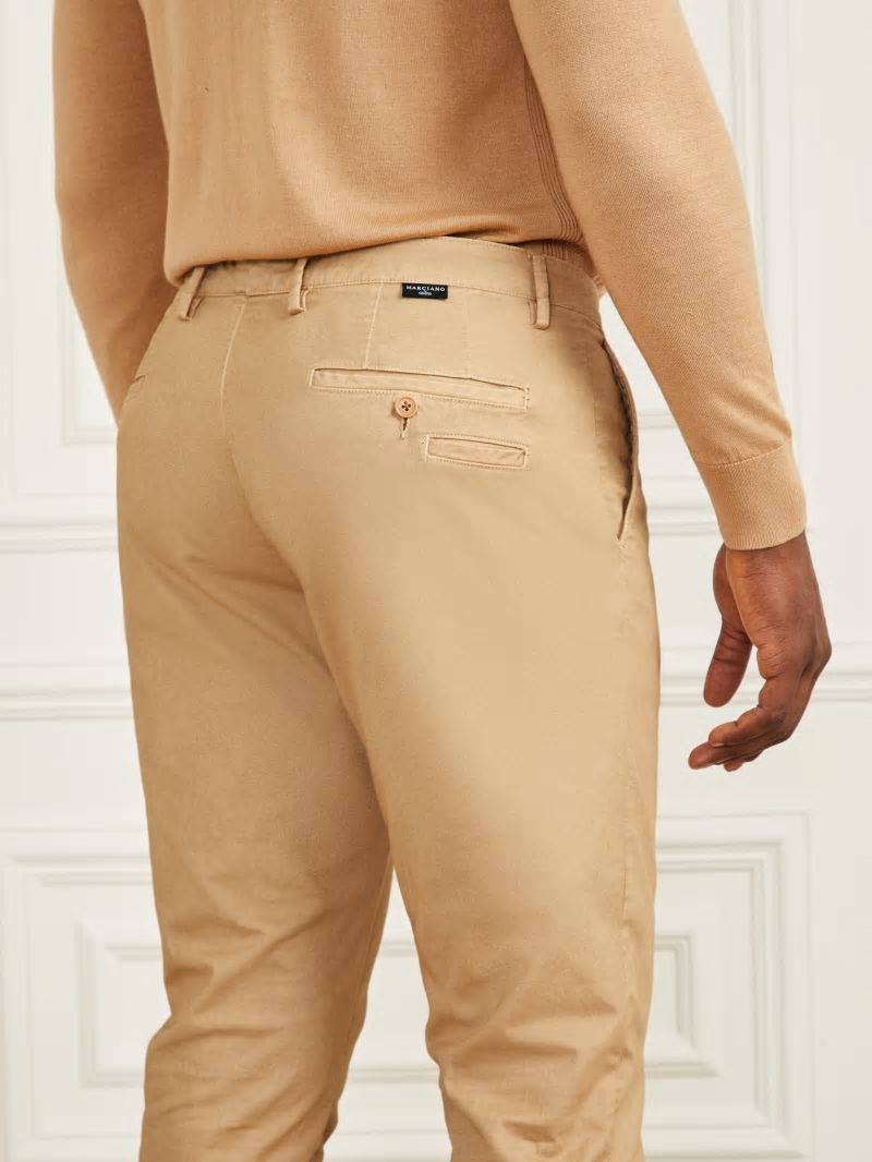 Guess Eco Hugh Easy Chino Pant - Toasted Taupe Guess Eco Hugh Easy Chino Pant - Toasted Taupe