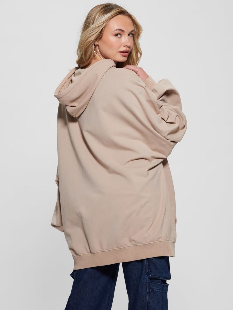 Guess Washed Oversize Hoodie - Summer Clay Multi Guess Washed Oversize Hoodie - Summer Clay Multi