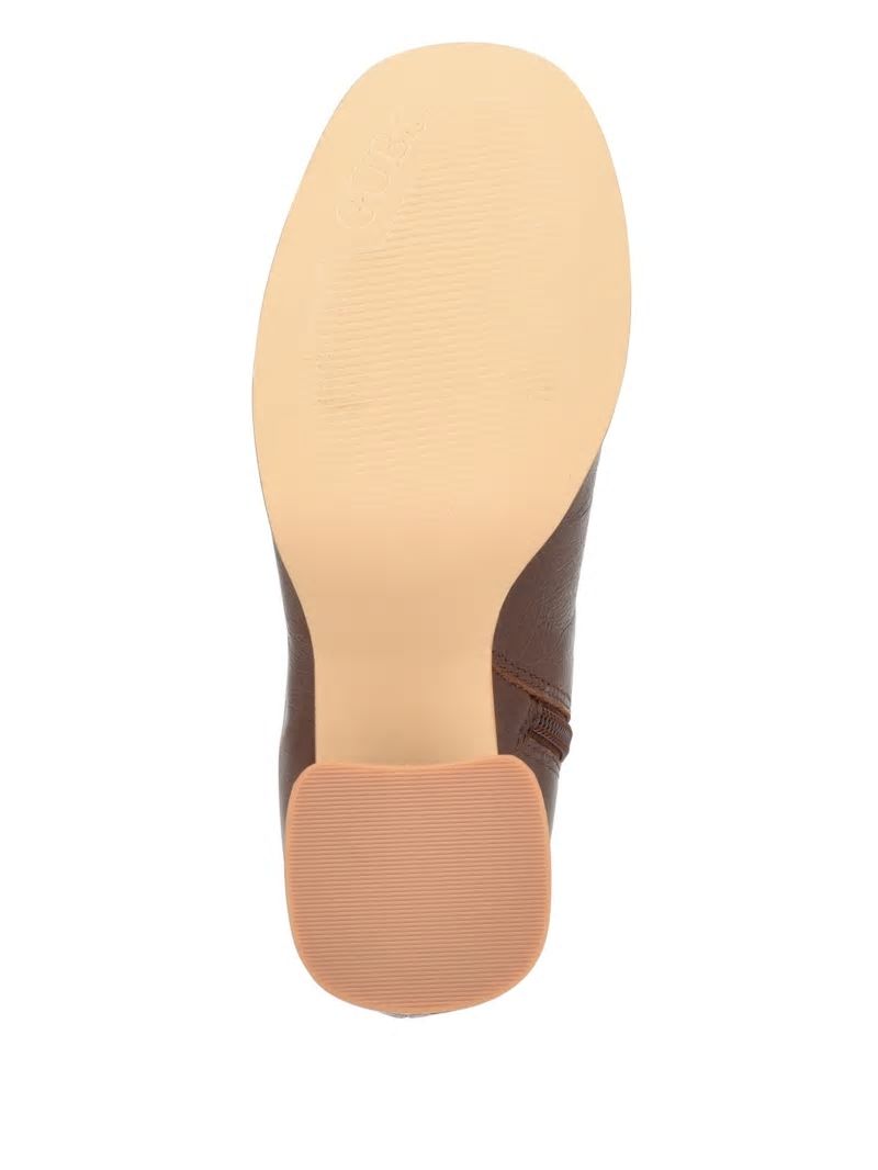 Guess Danca Platform Booties - Medium Brown Guess Danca Platform Booties - Medium Brown