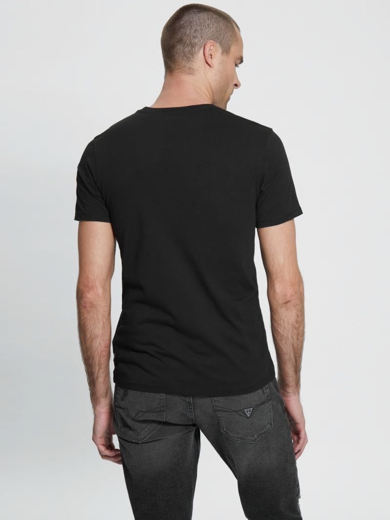 Guess Embossed Logo Tee - Black Guess Embossed Logo Tee - Black