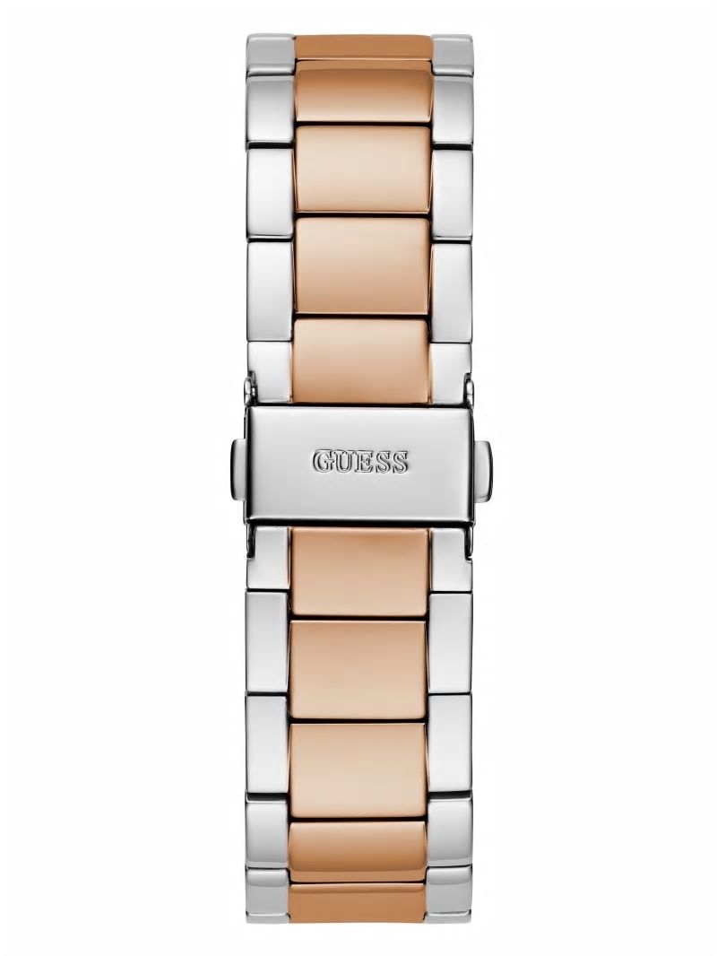 Guess Rose Gold Two-Tone Multifunction Watch - Rose Gold Guess Rose Gold Two-Tone Multifunction Watch - Rose Gold