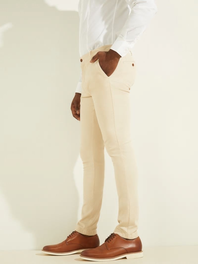 Guess Easy Chino Pant - Quicksand Guess Easy Chino Pant - Quicksand