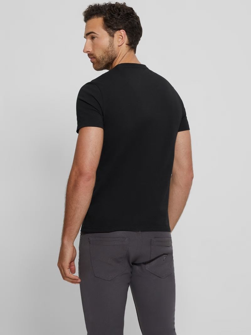 Guess Timeless Mesh Tee - Black Guess Timeless Mesh Tee - Black