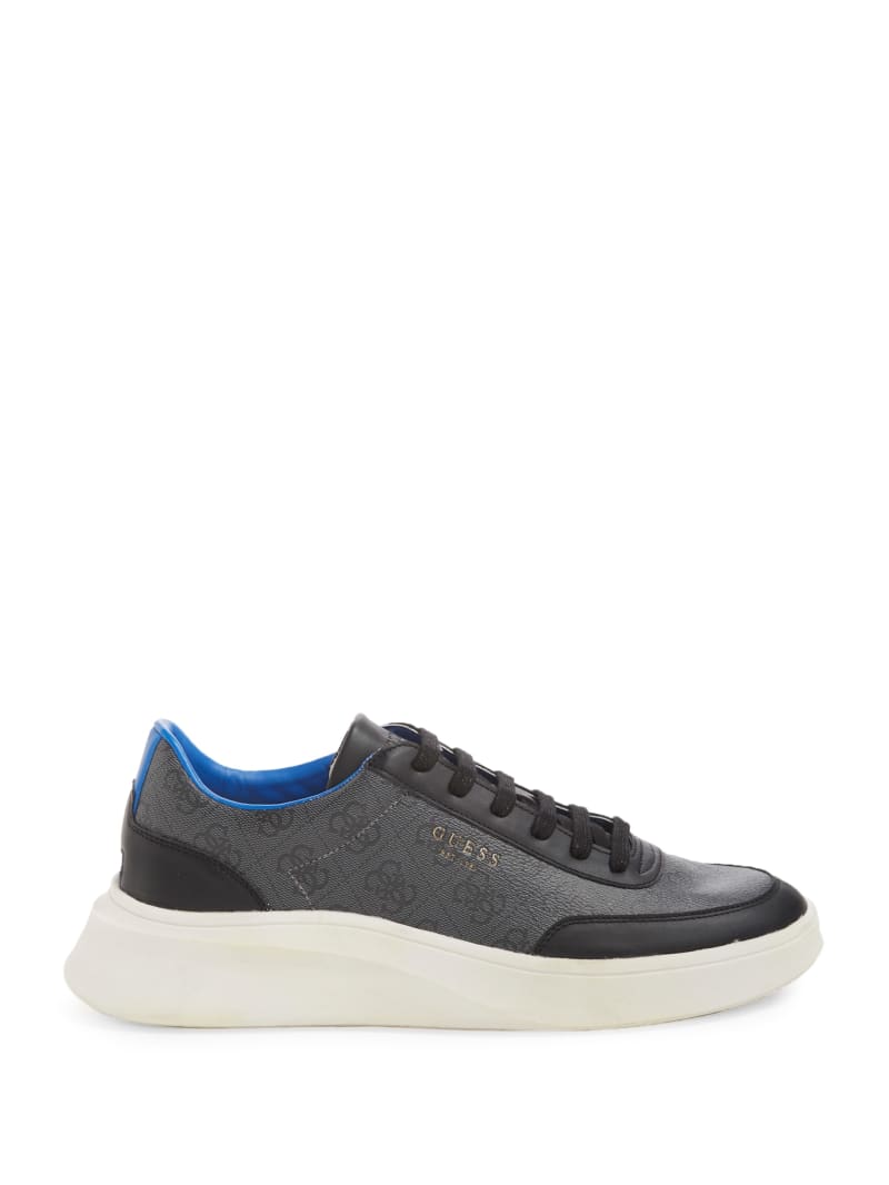 Guess Dolo Logo Low-Top Sneakers - Black Patent Guess Dolo Logo Low-Top Sneakers - Black Patent