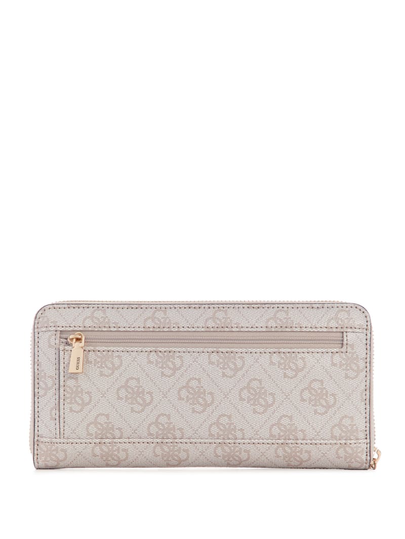 Guess Laurel Large Zip-Around Wallet - Dove Logo Guess Laurel Large Zip-Around Wallet - Dove Logo