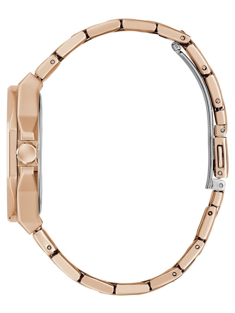 Guess Rose Gold-Tone Diamond Analog Watch - Rose Gold Guess Rose Gold-Tone Diamond Analog Watch - Rose Gold