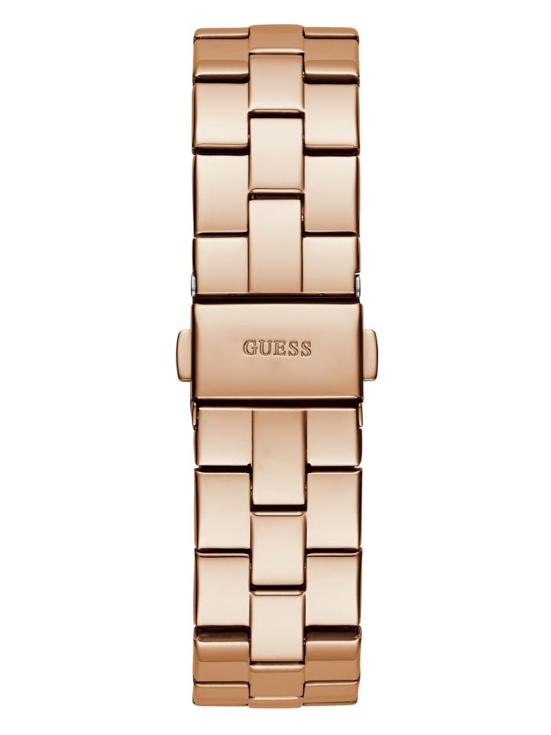 Guess Rose Gold-Tone Diamond Analog Watch - Rose Gold Guess Rose Gold-Tone Diamond Analog Watch - Rose Gold